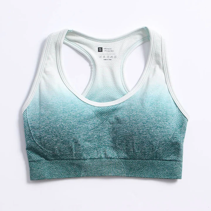 Elastic Fitness Gradient Sports Yoga Clothing Suit Women